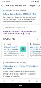 Google Search and Tool Updates - Septemeber - People also view