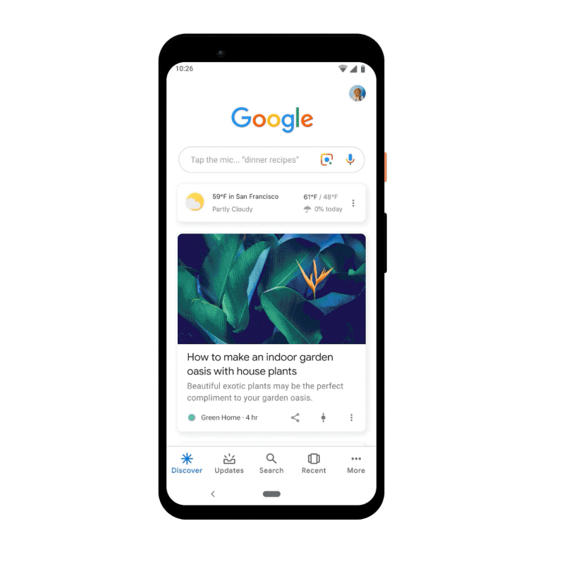 Web Stories on Google Discover