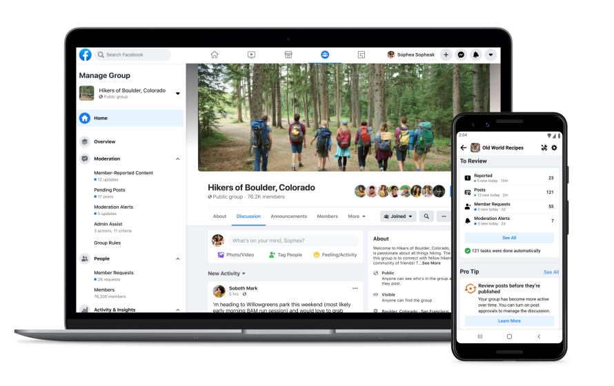 Facebook Adds New Admin Tools for Groups